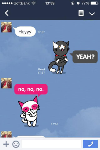 Ginger & Friends LINE stickers